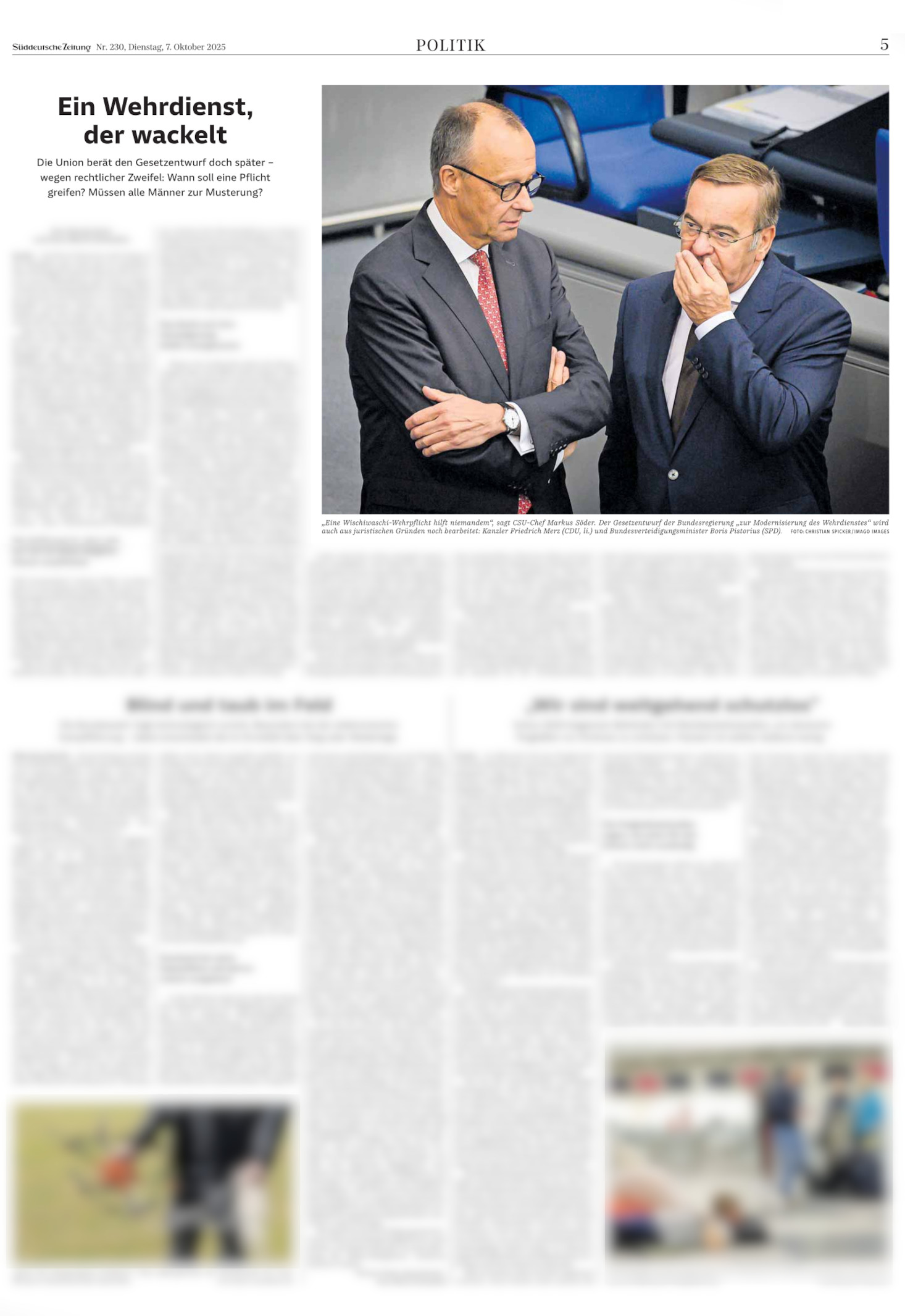 10.2025 Süddeutsche Zeitung